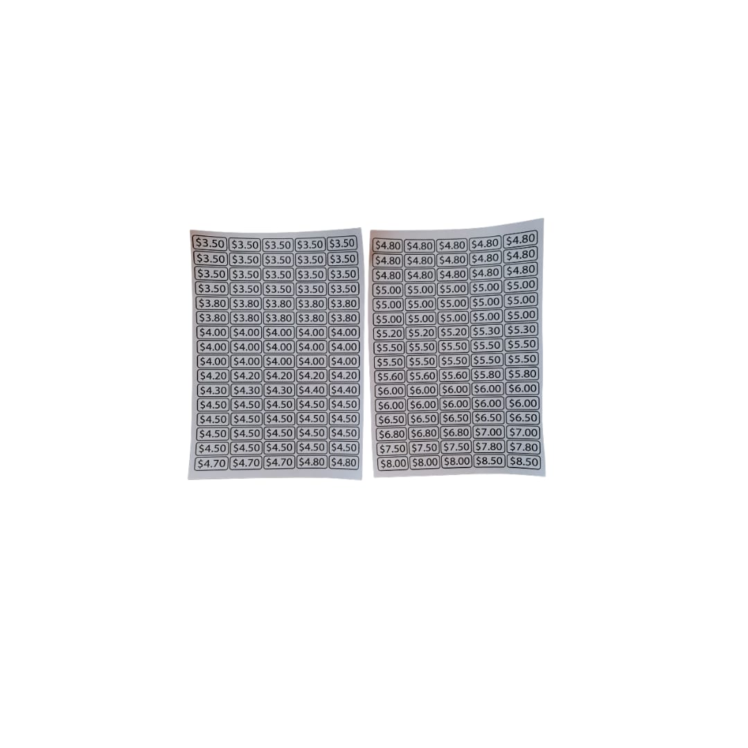 Water Proof Price Labels