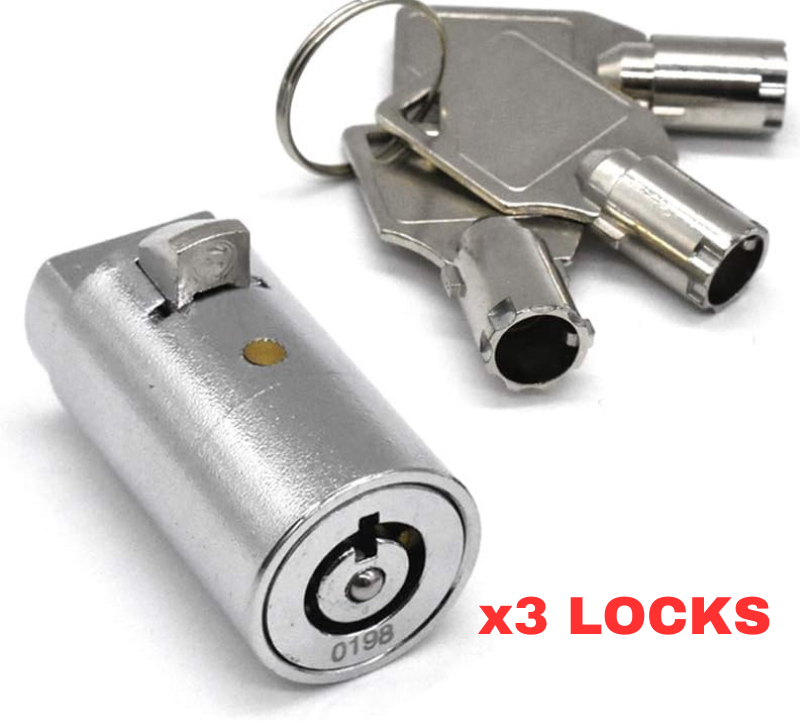 3 Locks with Keys