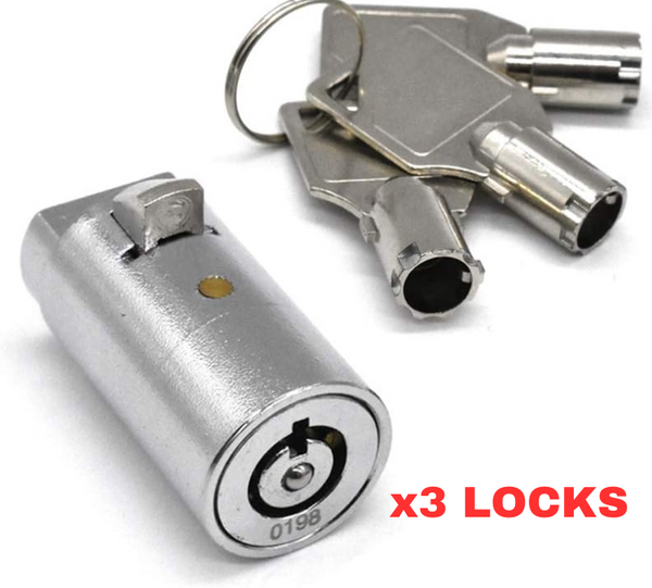 3 Locks with Keys – Royal Vending