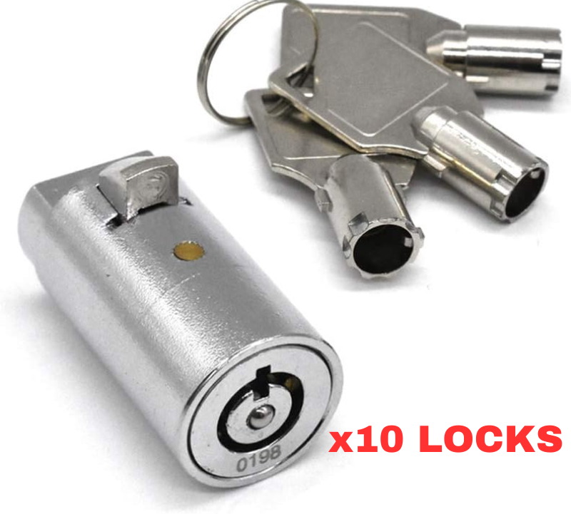 10 Locks with Keys