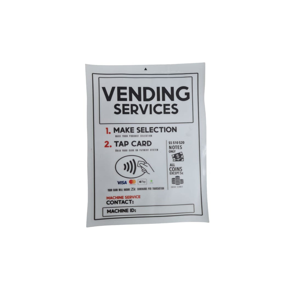 Generic Contact Label – Royal Vending